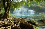 The magnificent waterfalls of krka national park