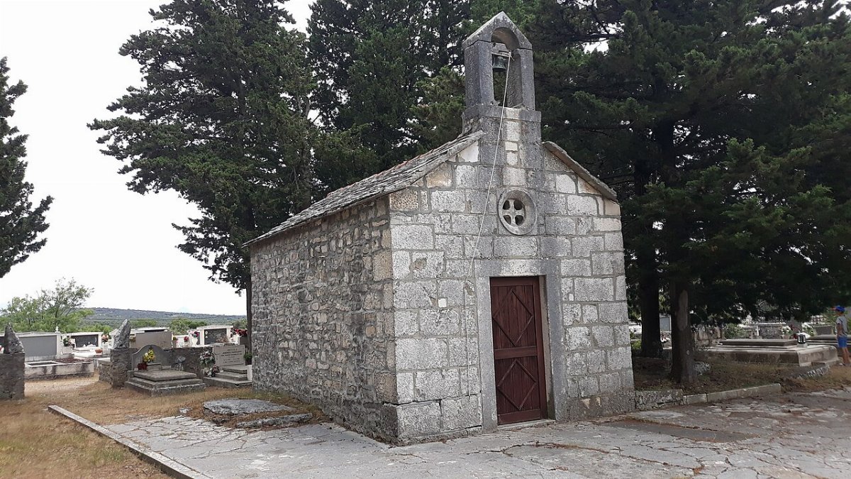 Church of st cyprian in the cemetery praznica