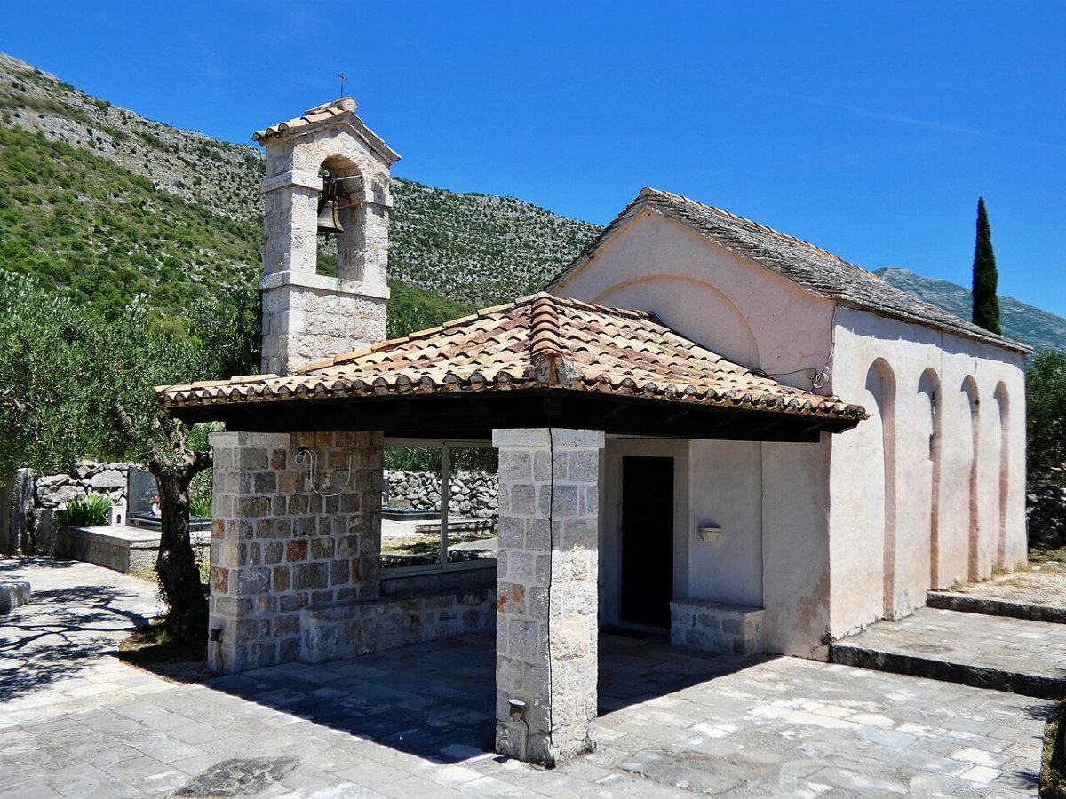 Church of st demetrius with stecci gabrili