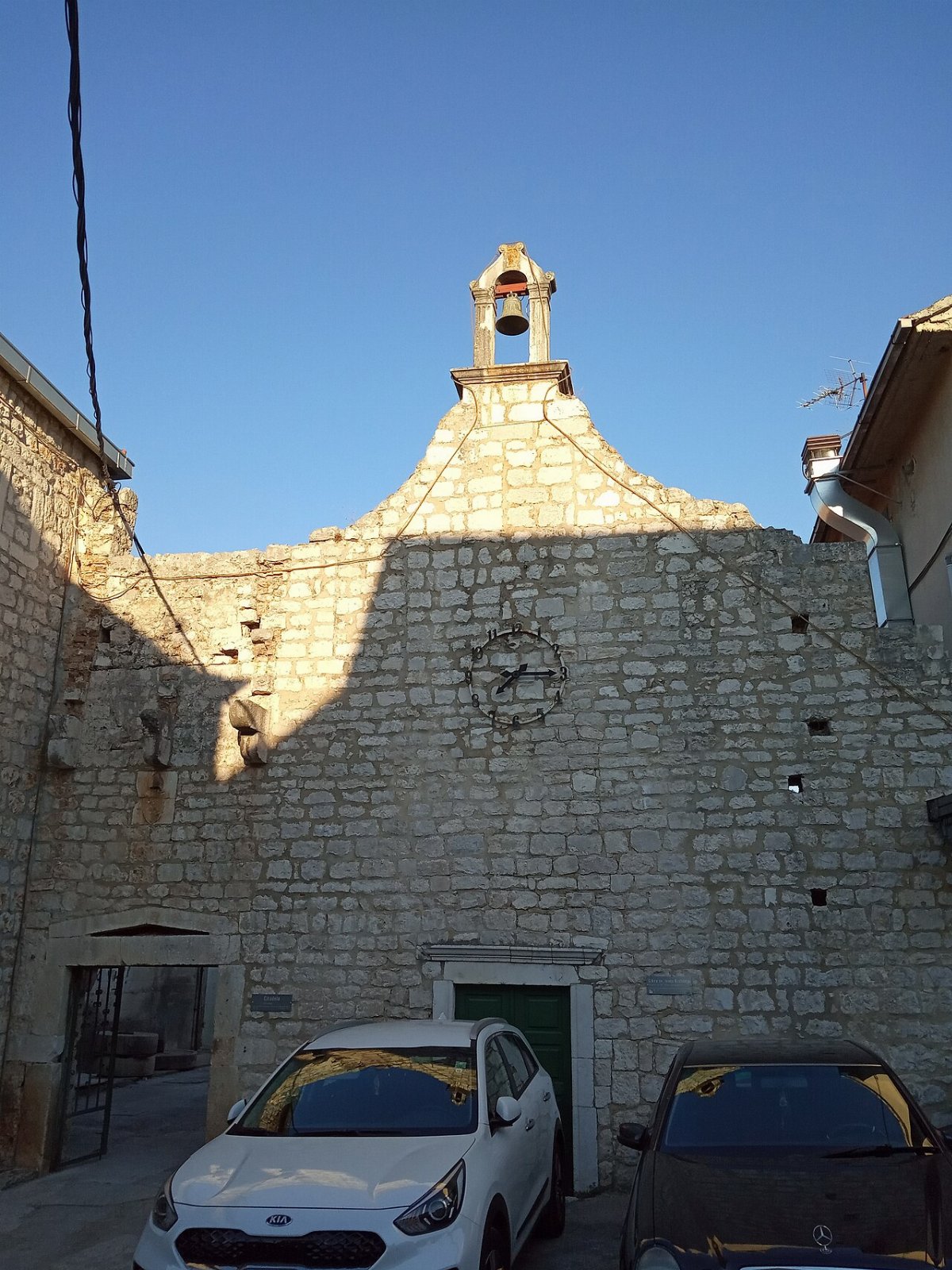 Church of st john the baptist with the remains of the citadel marina