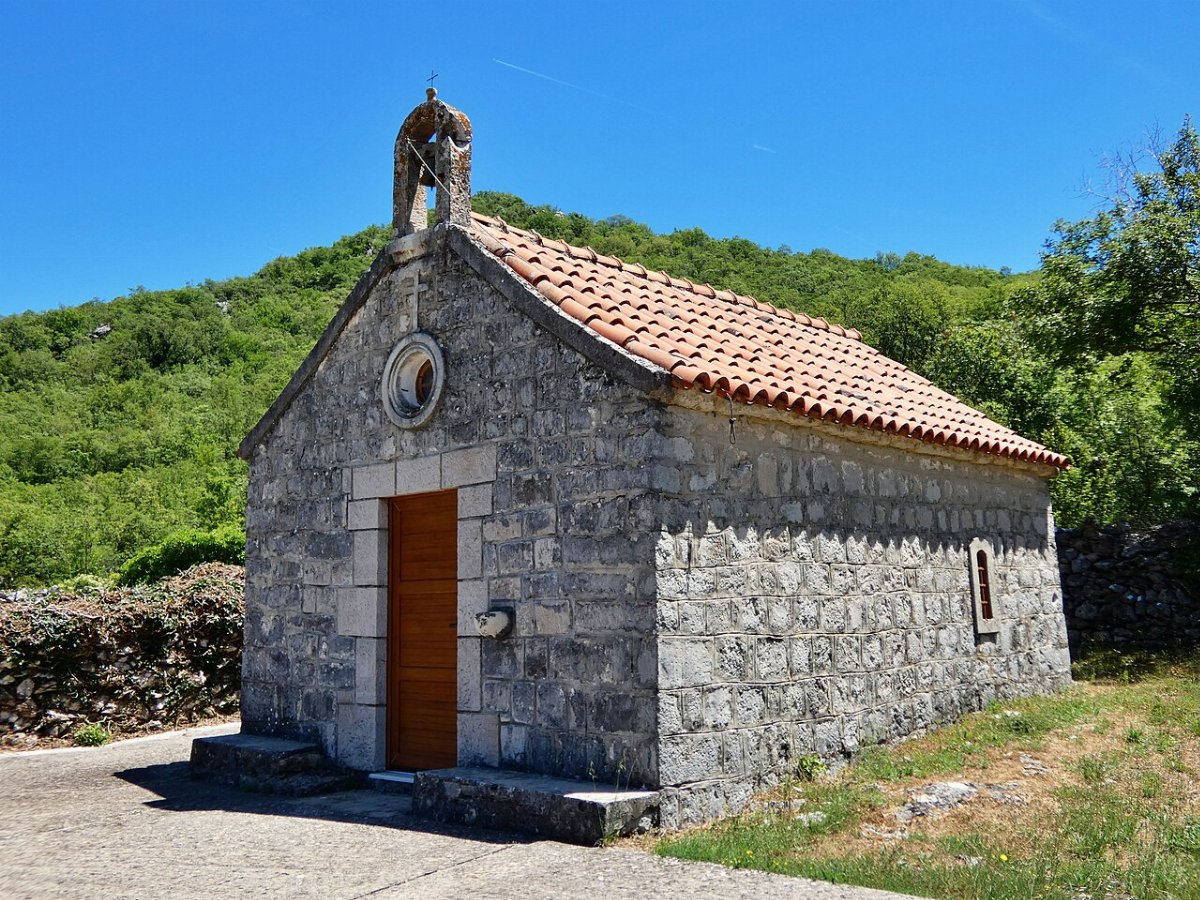 Church of st luke with cemetery brotnice