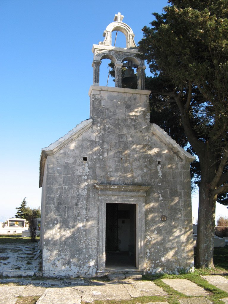 Church of st mary in the cemetery gornji humac